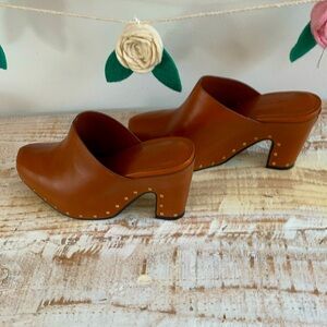 Rebecca Minkoff leather clog 8.5